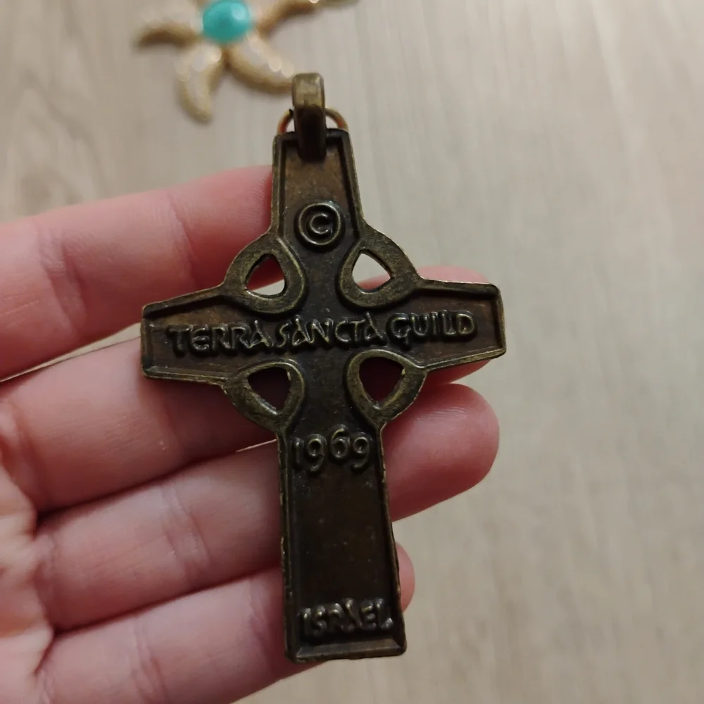 Vintage Terra 1969 Cross Pendant